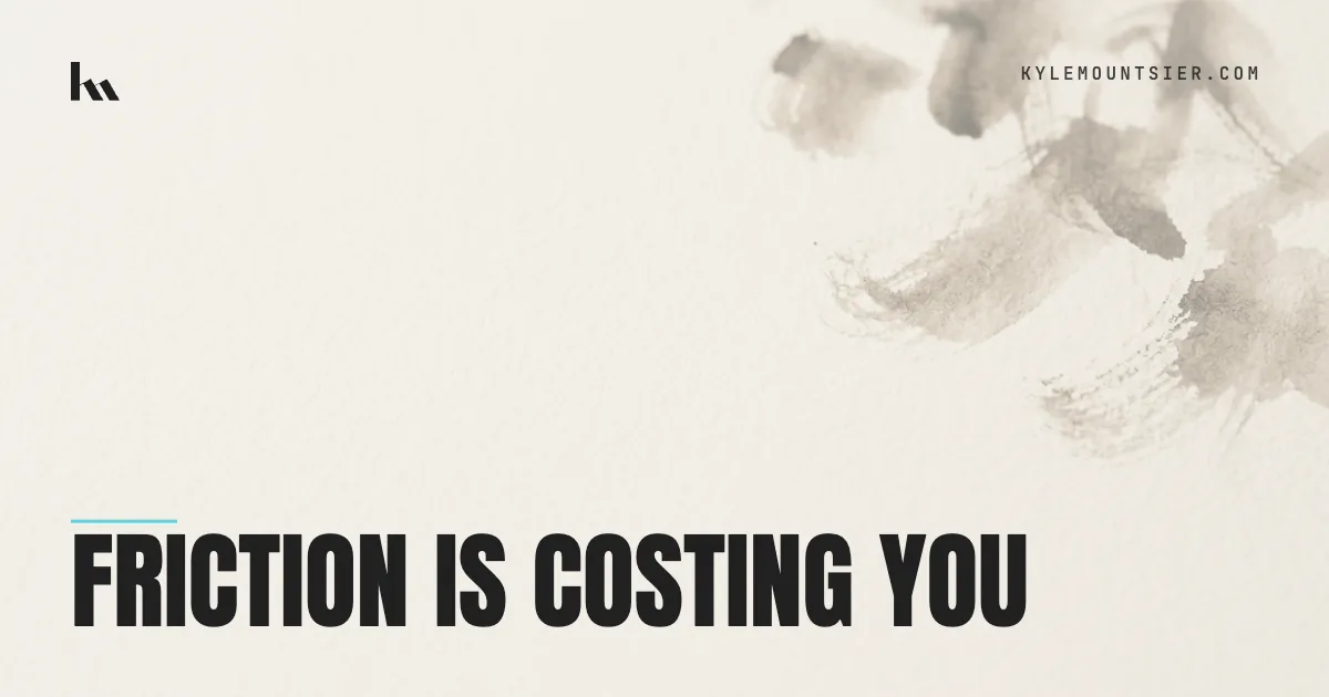 Illustration for “Friction is Costing You More Than Margin”