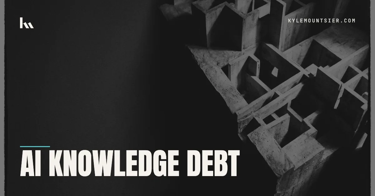 Illustration for “The Knowledge Debt Holding Your Dealership Back”
