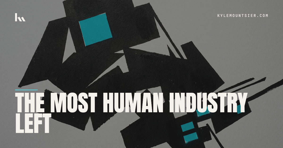 Illustration for “The Most Human Industry Left”