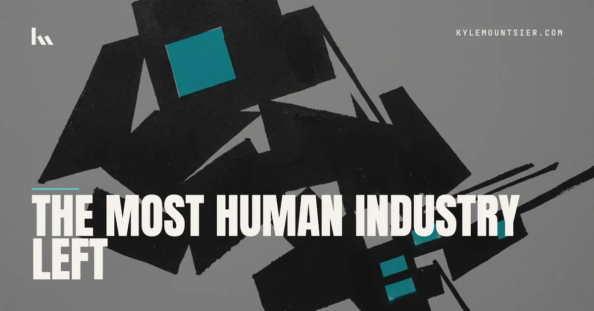 Illustration for “The Most Human Industry Left”